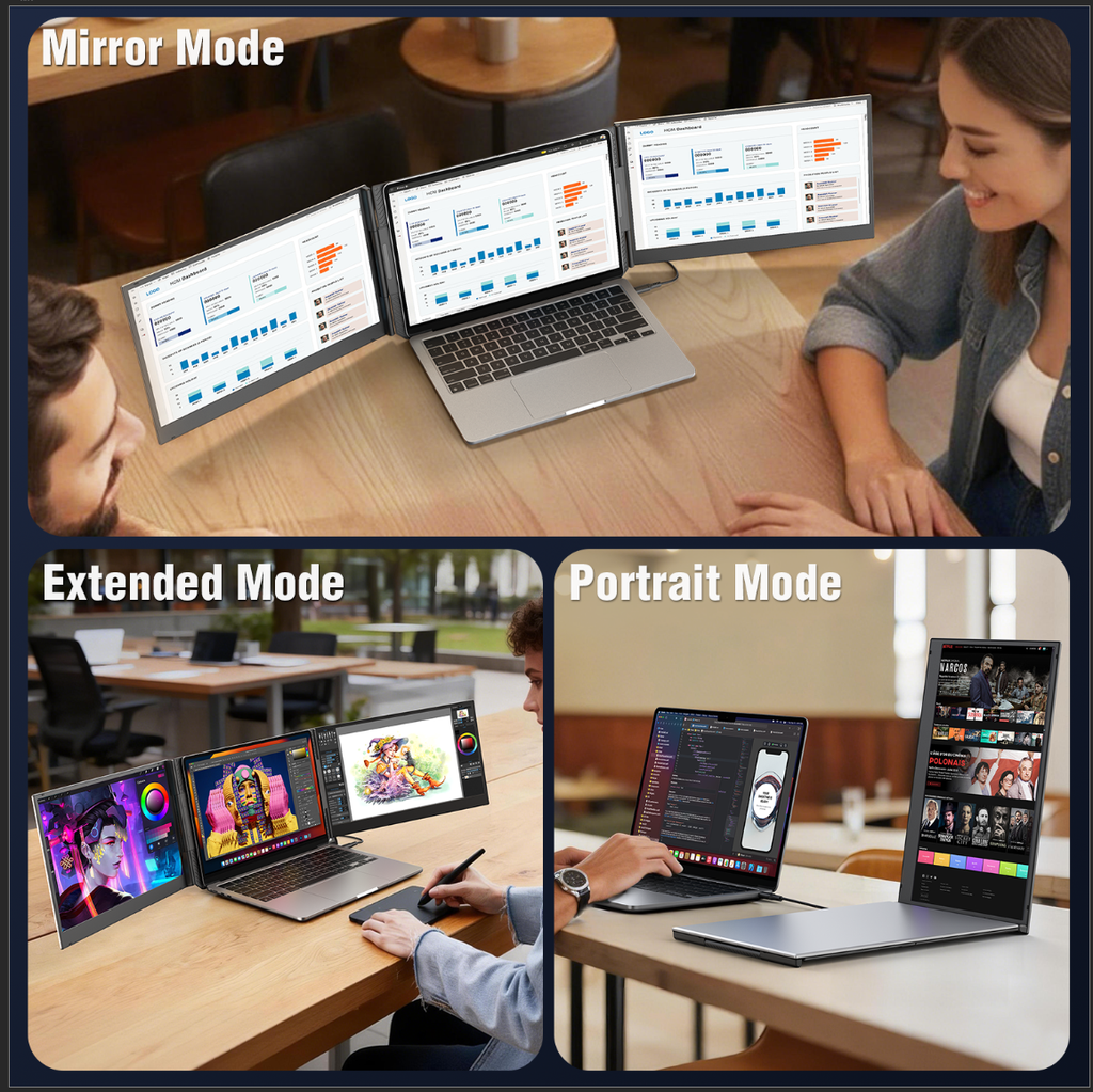 15.6’’ Triple Laptop Screen Extender（P7）