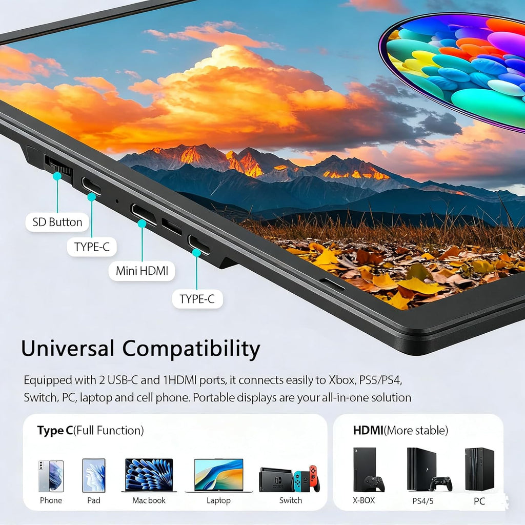 16.2" Portable Laptop Monitor Extender（N2）